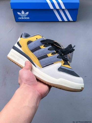 集图 公司级！Adidas Originals Forum 0 舒适百搭复古休闲板鞋 Adidas Forum 0 其鞋面采用了高品质的皮革材质，并巧妙地融入了
