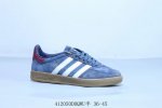 阿迪达斯Adidas Originals Gazelle Esquisite Gucci 德训 羚羊系列低帮复古百搭休闲运动板鞋 蓝 货号 Ji3522 41