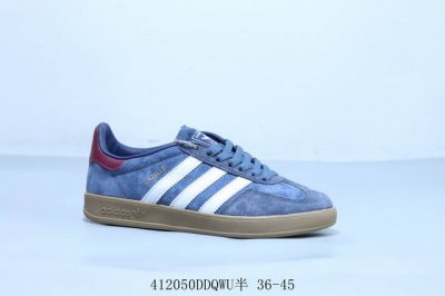 阿迪达斯Adidas Originals Gazelle Esquisite Gucci 德训 羚羊系列低帮复古百搭休闲运动板鞋 蓝 货号 Ji3522 41