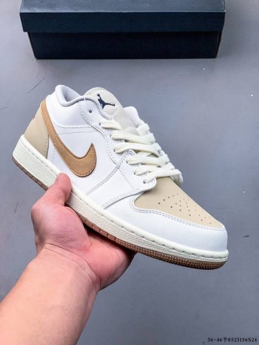 二层真标 耐克Nike Air Jordan Low 1 乔1低帮经典休闲鞋 0525156S24