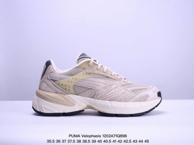 公司级puma Velophasis Technisch 彪马 舒适百搭 防滑 低帮 生活休闲鞋 货号:389365 09 尺码:35.5 36 37 37.5