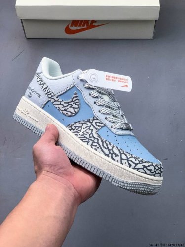 纯原版本 原楦数据纸版 采用硬质优质皮革鞋面材质 内置全掌Air Sole气垫 耐克 Nike Air Force 1 Low 空军一号低帮经典百搭休闲运动板鞋
