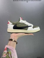 公司级aj1倒勾travis Scott X Air Jordan 1 ” Reverse Mocha “ Aj1乔1 Ts 闪电 联名倒钩 低帮文化篮球鞋 完