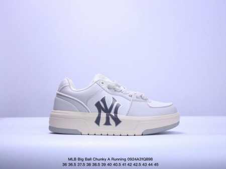 公司级korea韩国ss19限定发售ny美国榄球洋基队限定 X Mlb Big Ball Chunky A Running厚底老爹厚底休闲运动慢跑鞋 货号:3A - 点击图像关闭