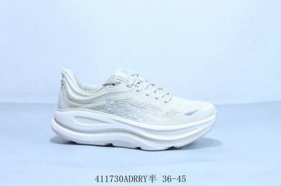 Hoka M Bondi 9代 Mide 机能轻量缓震网面增高越野男女跑步鞋 货号 1162011 411730Adrry半 36-45