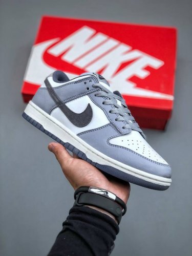 Nike Dunk Low 滑耐磨 低帮 板鞋 男女同款 白灰 全新2023版同步官方 终端优势供应 细节满满 性价比十足 全套配件齐全 品质随意秒杀市面各种文