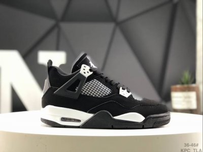 160 真标带半码Air Jordan Aj4 Retro 原鞋开发原楦原纸板同源开发 完美呈现乔4的版型 内侧正确双色网格 还原细节 原厂皮料 正确气垫颜色