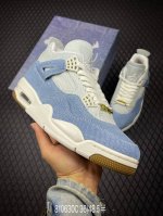 c 纯原Nike Air Jordan 4 Retro 耐克迈克尔 乔丹Aj4代中帮复古休闲运动文化篮球鞋 原厂材料Tpu超Q弹网格材质 缜密拉帮及中底钢印细节