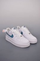 260 Nike Air Force 1 Low 白绿 原楦头原纸板 打造纯正空军版型 专注外贸渠道 全掌内置蜂窝气垫 原盒配件 原厂中底钢印、拉帮完美 官方
