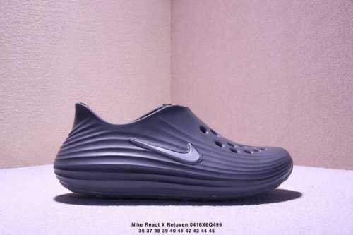 Nike React X Rejuven 8男女款一脚蹬防水防滑洞洞凉鞋Hv5060-002 Xm0416Q499
