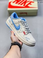 海外爆款限量发售！Nike Sb Dunk Low“ 斯图西联名 立体天蓝勾” 周年高端定制 低帮休闲板鞋 定制鞋盒 大厂纯原品质出货 超高清洁度 皮料切割干净