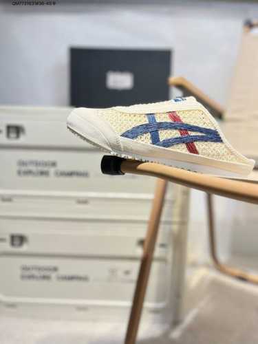 亚瑟士 Onitsuka Tiger Mexico 66 亚瑟士鬼冢虎 网面复古经典半拖 1183C123 Qm7731631#36-45半