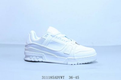 150 lv路易威登Louis Vuitton Trainer Sneaker Low休闲运动文化百搭篮球鞋 货号 Ae5U3Bm161M420 311185A