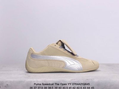 Puma Speedcat The Open Yy彪马 防滑耐磨 支持侧踏时的踏步工作 即使在健身房等使用环境中也能确保透气性 像吸盘一样的设计是为了提高体育馆