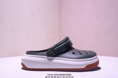 公司级卡骆 Crocs Eva 波波 防滑透气 运动凉鞋 一体成型鞋身的创新洞洞鞋 大胆的雕刻外观造型和运动灵感设计 活力十足 穿上它就是街头潮流的代表 变身时