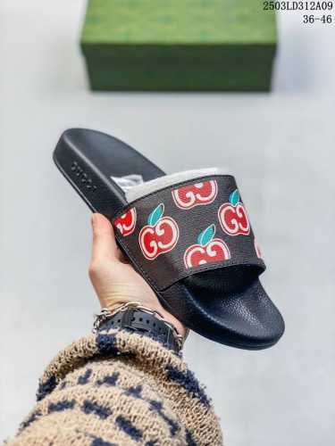 100 独家供货 公司级Gucci拖鞋系列 全新配色潮人必备，广东原厂！古驰 Gucci Leather Slide With Bow 沙滩皮革一字拖高奢拖鞋