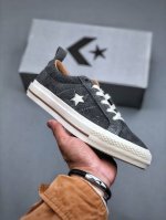 Converse One Star Pro 灰色 匡威官方 木村复古休闲滑板鞋 A02948C #经典鞋型提供舒适穿着感受 低调不浮夸 简约设计 时尚百搭 官网
