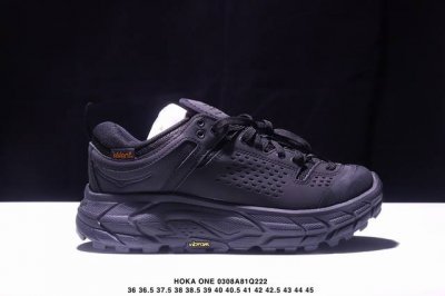 230 Hoka One One Tor Ultra 织物皮革系带低帮户外功能鞋 男女同款白灰 Xm0309Q222