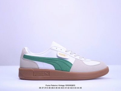 真标puma Palermo Vintage复古单品 彪马 防滑耐磨低帮德训板鞋 货号:396464-06 Xm1010Q813
