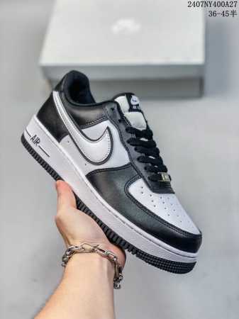 真标带半码 耐克nike Air Force 1 Low 空军一号 Af1 低帮百搭厚底增高休闲运动板鞋。柔软、弹性十足的缓震性能和出色的中底设计，横跨复古与现 - 点击图像关闭