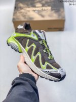 公司级Salomon Xa pro 3D Suede 萨洛蒙户外越野跑鞋 鞋面采用Sensifit贴合技术 全方位贴合包裹脚型 鞋跟部鞋底牵引设计 提供强大的抓