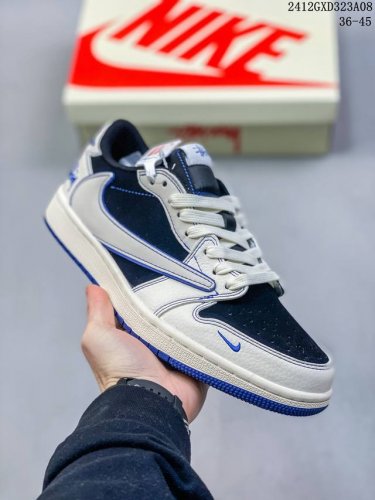 海外爆款限量发售！公司级 Travis Scott X Fragment Design X Jordan Air Jordan 1 Low Og Sp “斯图西