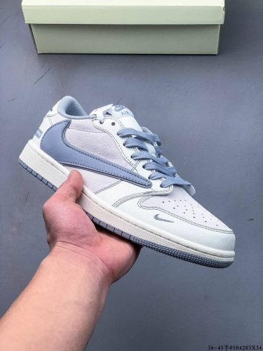 公司级头层！耐克Nike Air Jordan 1 Low Aj1乔1 倒勾低帮潮流缓运动休闲板鞋。Aj1 低帮拼接 完美版型真头层牛皮# 内置缓震气垫 原鞋开
