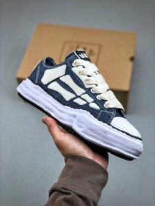 maison Mihara Yasuhiro X Mmy Amiri Skel-Top Low 圆头系带 低帮 帆布鞋 张艺兴 王一博 王嘉尔 同款鞋 合适春夏
