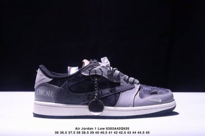 310 海外爆款限量发售！公司级 Travis Scott X Fragment Design X Jordan Air Jordan 1 Low Og Sp