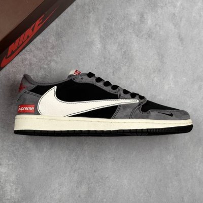 本地 核心私 Travis Scott X Fragment Design X Jordan Air Jordan 1 Low Og Sp “Supreme联名