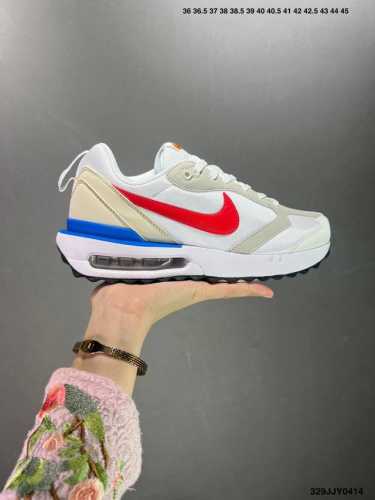 Nike Air Max Dawn 黎明系列 低帮气垫百搭休闲运动慢跑鞋 新鞋款带来新的外底和鞋帮额外尺寸为鞋子的耐久设计线条增添了新能量。从配色上彰显出浓厚的