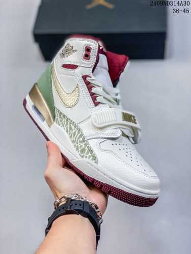 福利特价nike耐克2024Air Jordan Legacy 312 中高帮篮球鞋fz 47-120 尺码：36-45 09Nd314A30