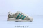 220 阿迪达斯Adidas三叶草 Originals Superstar 贝壳头系列低帮经典百搭休闲运动板鞋古驰联名 111760Nnoro半 36-45