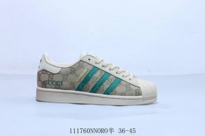 220 阿迪达斯Adidas三叶草 Originals Superstar 贝壳头系列低帮经典百搭休闲运动板鞋古驰联名 111760Nnoro半 36-45
