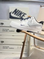 公司级头层斯图西 X Nk Air Force 1'07 Low 空军一号低帮休闲板鞋 #定制皮料 原楦原纸板 纯正空军版型 高清洁度 内置全掌气垫Dq6628