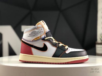 180 union X Air Jordan Aj1 Retro High Nrg 联名四色拼接 Bv1300-106 原楦原纸板开发 原厂皮料 原厂拉帮工艺