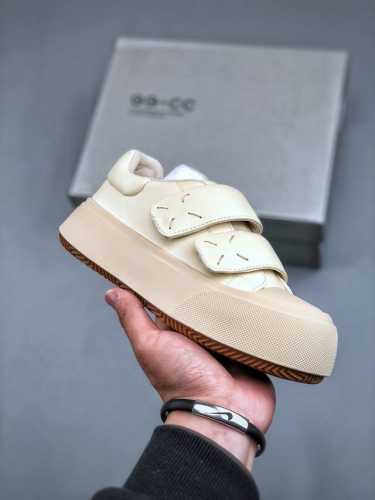 新配色广东大厂出品 Gg-Cc Chunky Low 白鹿赵露思同款 Ace厚底魔术贴小白鞋 2025 Ggcc 低帮复古厚底增高板鞋 时髦look轻松定格 不
