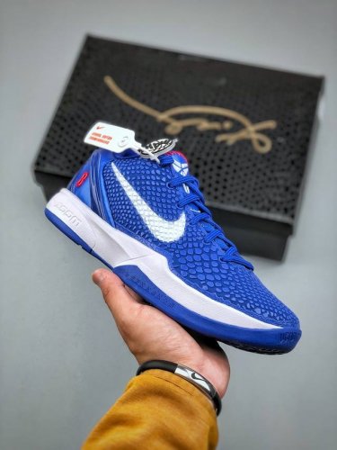 灭世版本 Nike Kobe Vi protro 6 科比6代 道奇限定 男子实战篮球鞋 #protro复刻版开发货品 全鞋身材料卡色独家定制 Swoosh 蛇