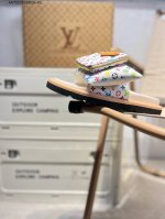 290 louis Vuiton Lv 路易威登2024 春夏最新爆款魔术贴系列情侣款厚底拖鞋 代购级别稀品 鞋面：Lv进口5D打印花布，牛皮内里 大底：原版开