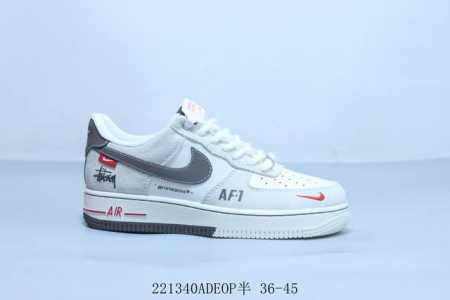 Nike Air Force 1 Af1耐克 空军一号休闲板鞋 斯图西联名 221340Adeop半 36-45 - 点击图像关闭