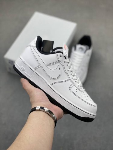 超级福利 核心特价 长期补货 真标耐克Nike Air Force 1 Low '07 配色低帮空军一号休闲板鞋 定制头成皮料原楦原纸板 水晶双色大底内置全掌气