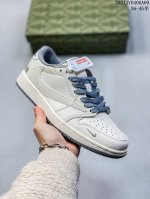 海外爆款限量发售！公司级 Travis Scott X Fragment Design X Jordan Air Jordan 1 Low Og Sp “古驰联