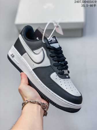 公司级带半码 耐克nike Air Force 1 Low 空军一号 Af1 低帮百搭厚底增高休闲运动板鞋。柔软、弹性十足的缓震性能和出色的中底设计，横跨复古与 - 点击图像关闭