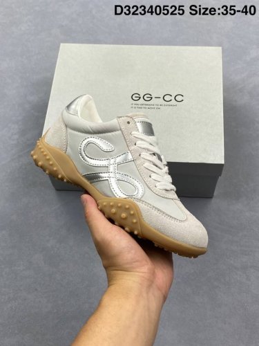 gg-Cc 百搭德训鞋 时尚潮流轻便通勤舒适 减震耐磨防滑 低帮 户外休闲鞋 货号 G25X286 尺码 35-40 编码 D32340525