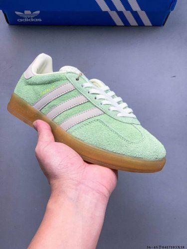 集图 真标半码！阿迪达斯Adidas Gazelle 低帮复古百搭休闲运动板鞋 04 3X18