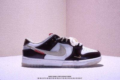 160 公司级耐克Nike Dunk Low 扣篮系列 复古低帮休闲运动滑板板鞋 采用脚感柔软舒适Zoomair气垫 有效吸收滑板等极限运动在落地时带来的冲击力