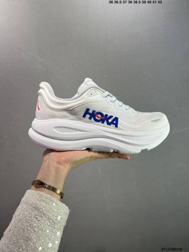 公司级Hoka One One Bondi 9 柔软舒适防滑耐磨 低帮 休闲跑步鞋 1 12 36-45带半码 Id：271Jyd0416