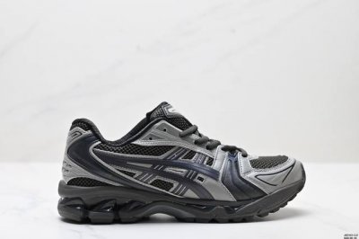 公司级Asics Gel-Kayano 14 公司级版本 亚瑟士运动休闲透气专业跑鞋 采用工程弹性双层再生针织密度鞋面材质 后跟3D可视Gel缓震乳胶物料 升级