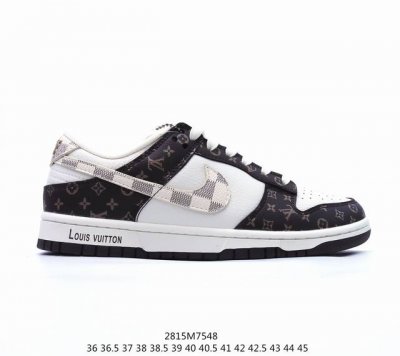 Nike Sb Dunk Low Lv联名 纯原大厂出品 极力推荐 原装头层材料 独家版型蒸餾加工 帶來的是更好的视觉和脚感体验 大厂纯原品质出货 清洁度 电绣