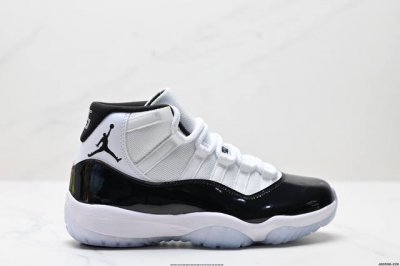 公司级耐克Nike Air Jordan 11 Retro ”Concord“Aj11代迈克尔 乔丹高帮运动文化篮球鞋 货号:378037-100 尺码:36